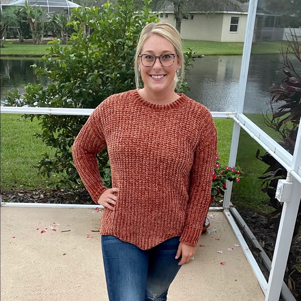 Chenille sweater